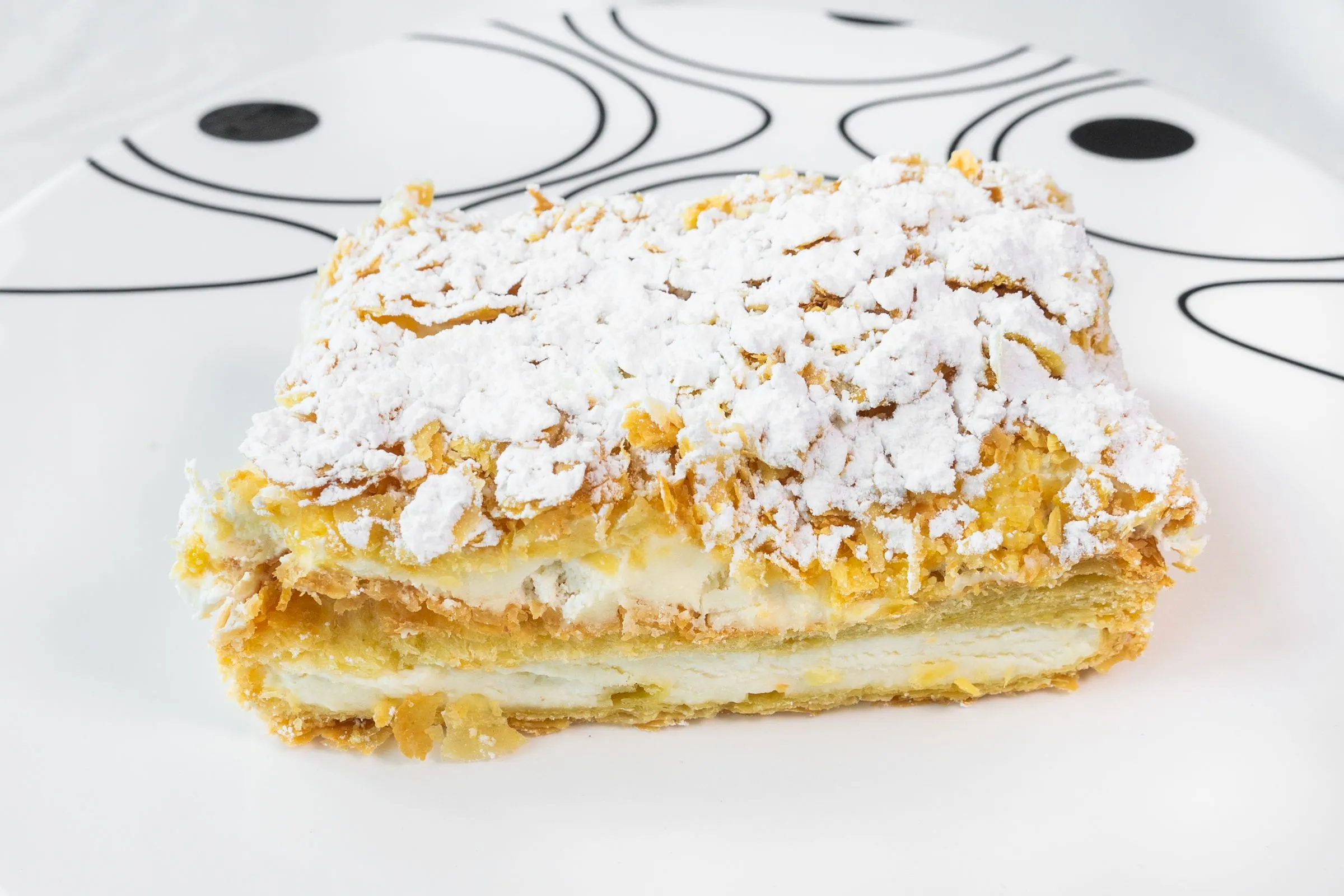 Fresh Napoleon pastries and baked goods at Sweet Home Bakery in Bowness Calgary NW