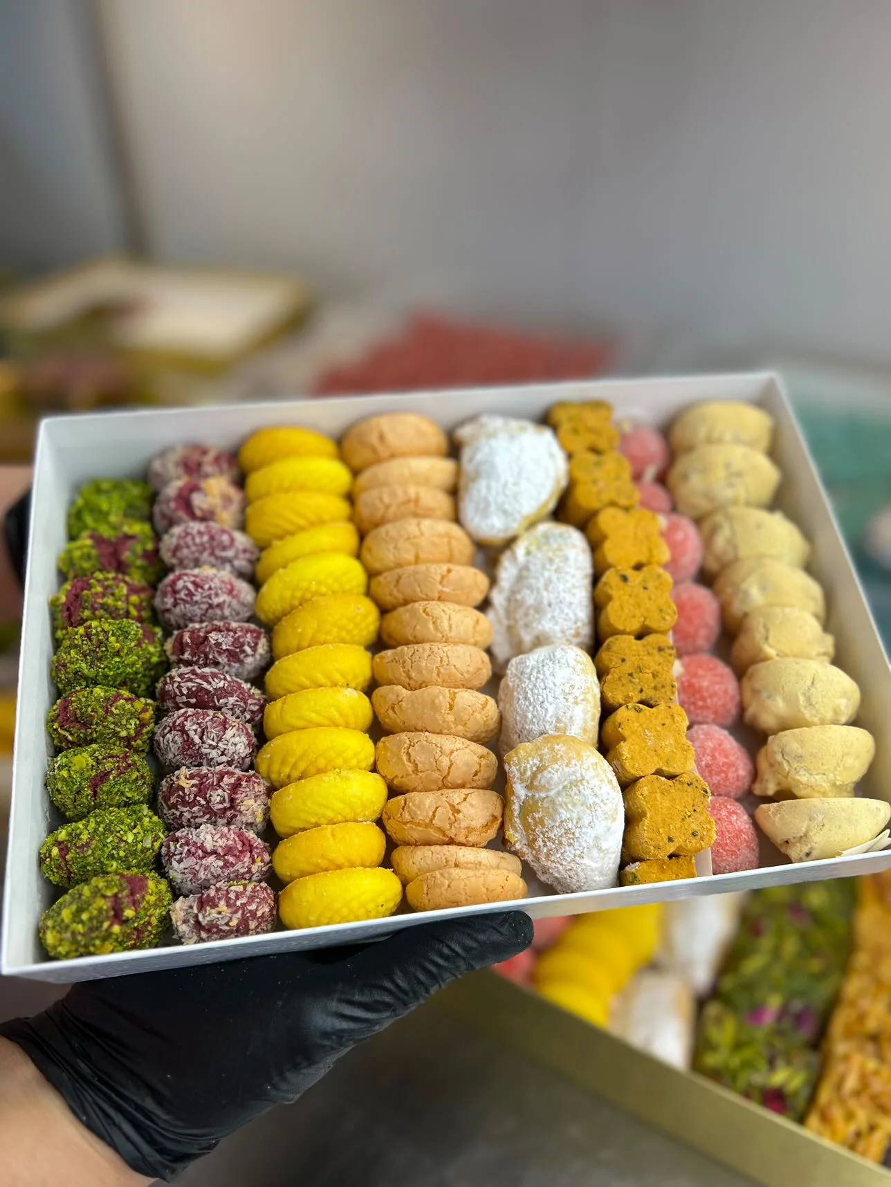 Persian Cookies at Sweet Home Bakery in Bowness Calgary - Exotic, authentic Persian-style cookies featuring unique flavours and intricate designs